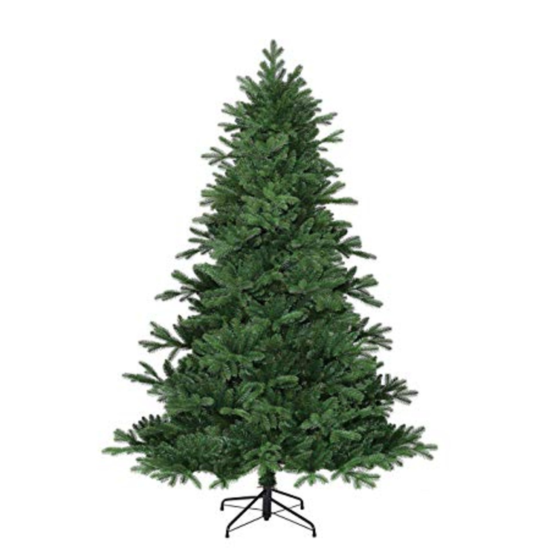 V Brand New 210CM Life Like Mixed Christmas Tree With Metal Stand