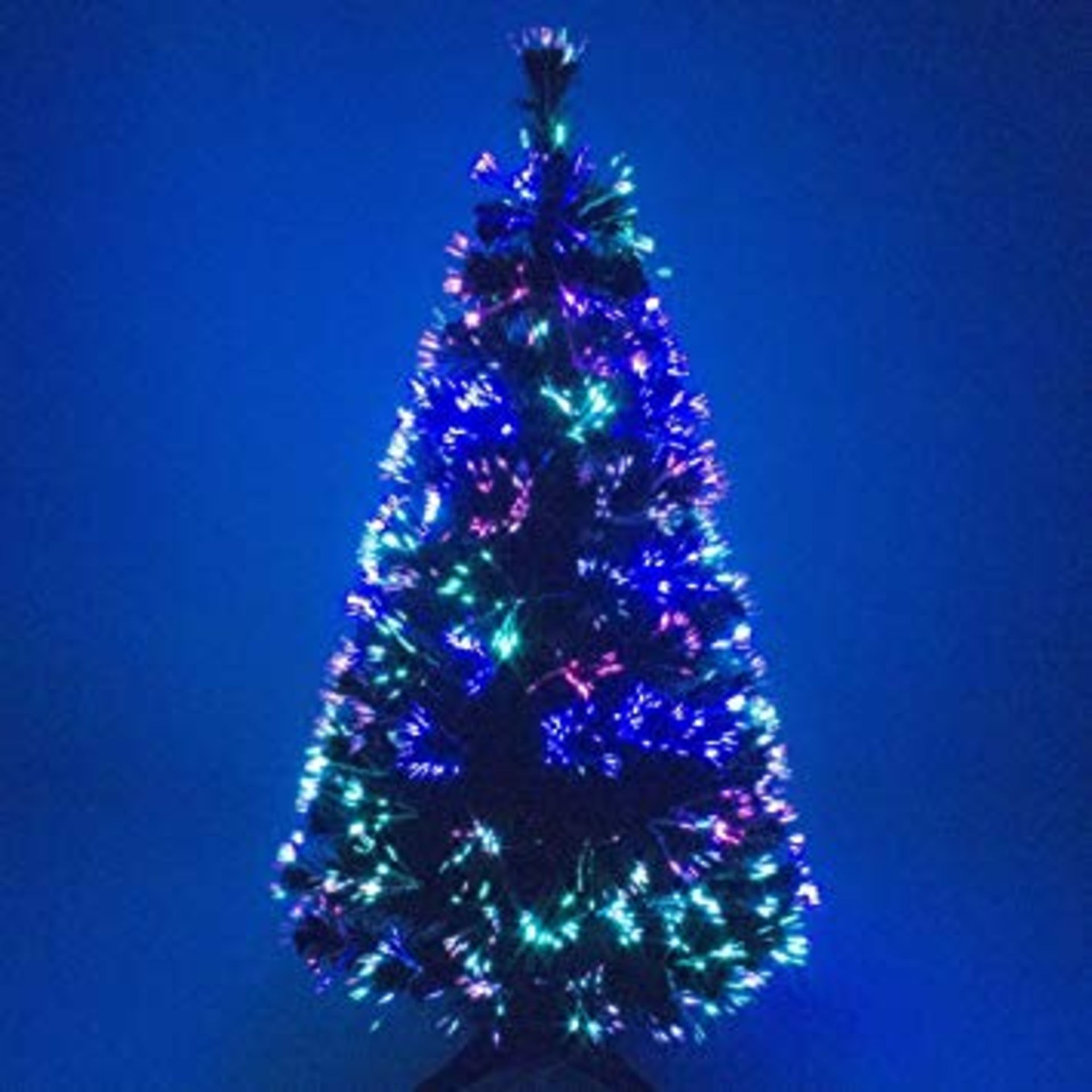 V Brand New 180CM Luxury Fibre Optic Christmas Tree With LEDs