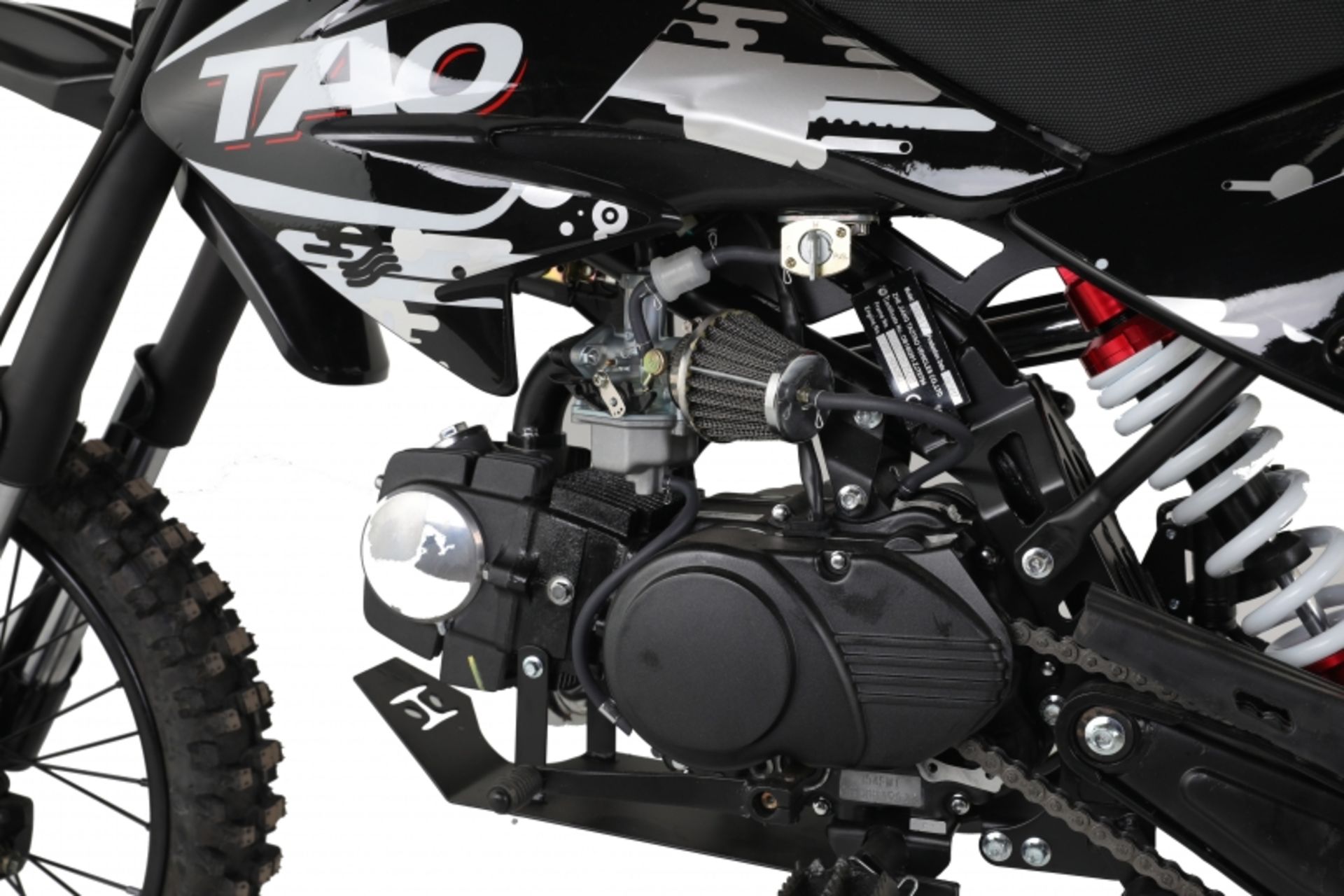 V Brand New 125cc USA Motocross Dirt Bike - Kick Start - Air Cooled - 4 Stroke - Full Suspension - - Bild 5 aus 5