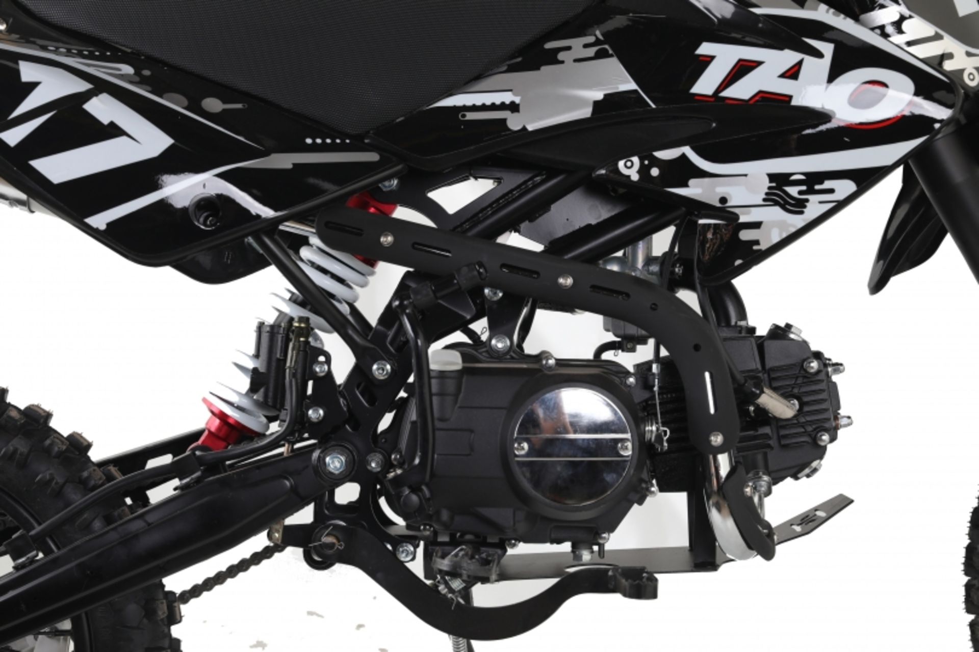 V Brand New 125cc USA Motocross Dirt Bike - Kick Start - Air Cooled - 4 Stroke - Full Suspension - - Bild 2 aus 5