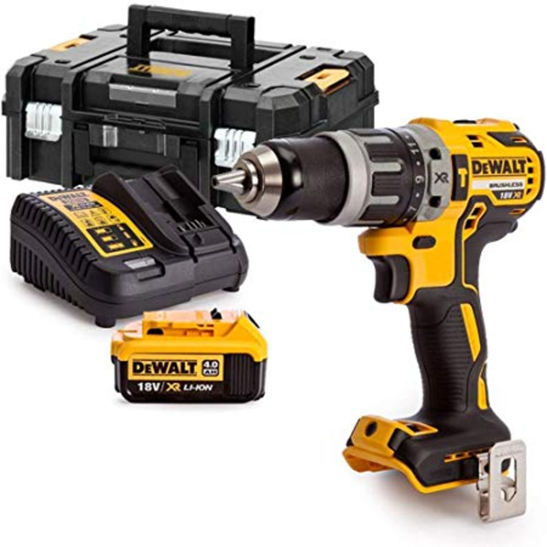 V Brand New DeWalt 18v Fully Brushless Cordless Drill/Driver - 15 Torque Settings - Full Metal