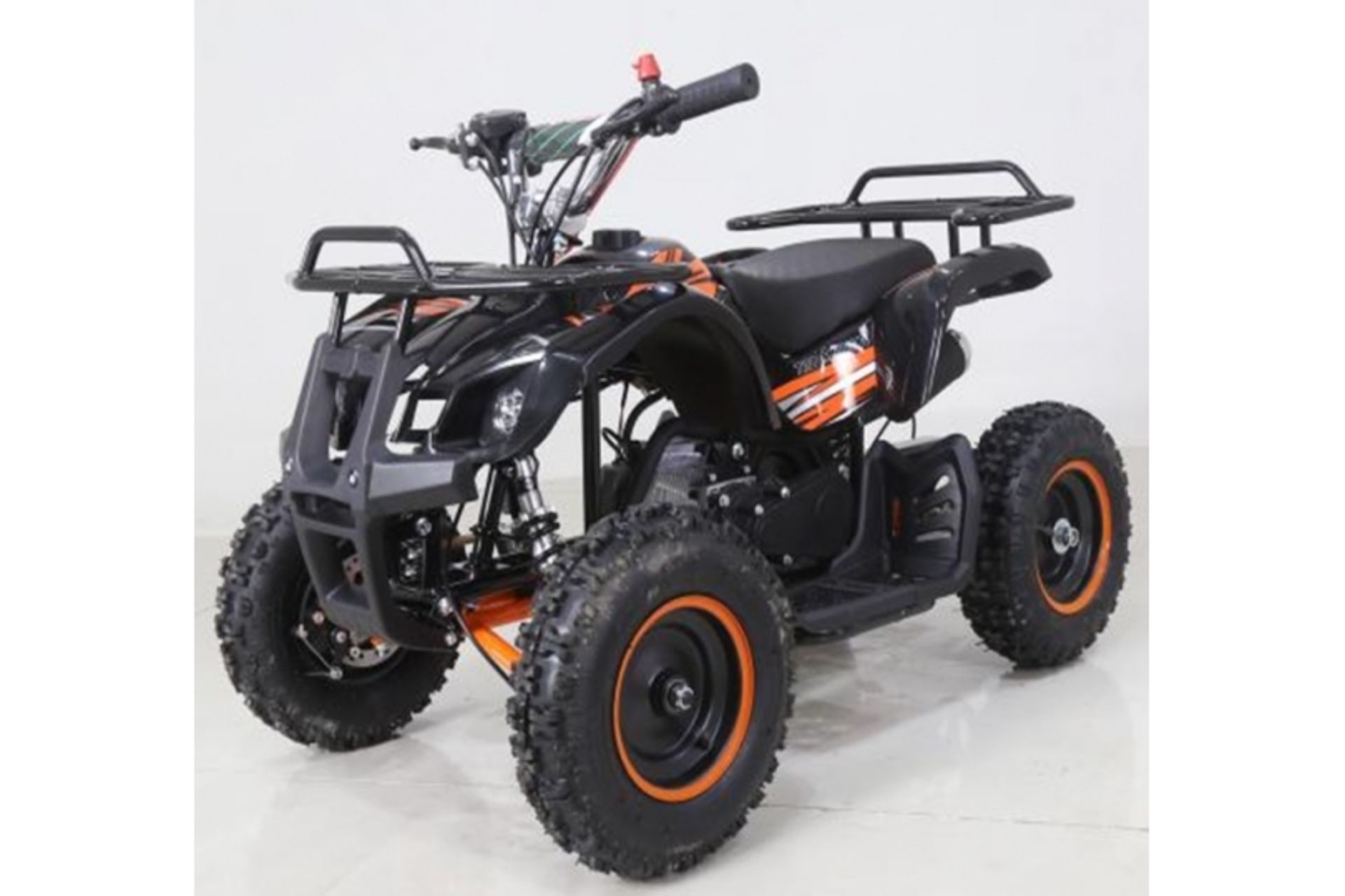 V Brand New 50cc Mini Quad Bike FRM - Colours May Vary - Available Approx 7 Working Days After