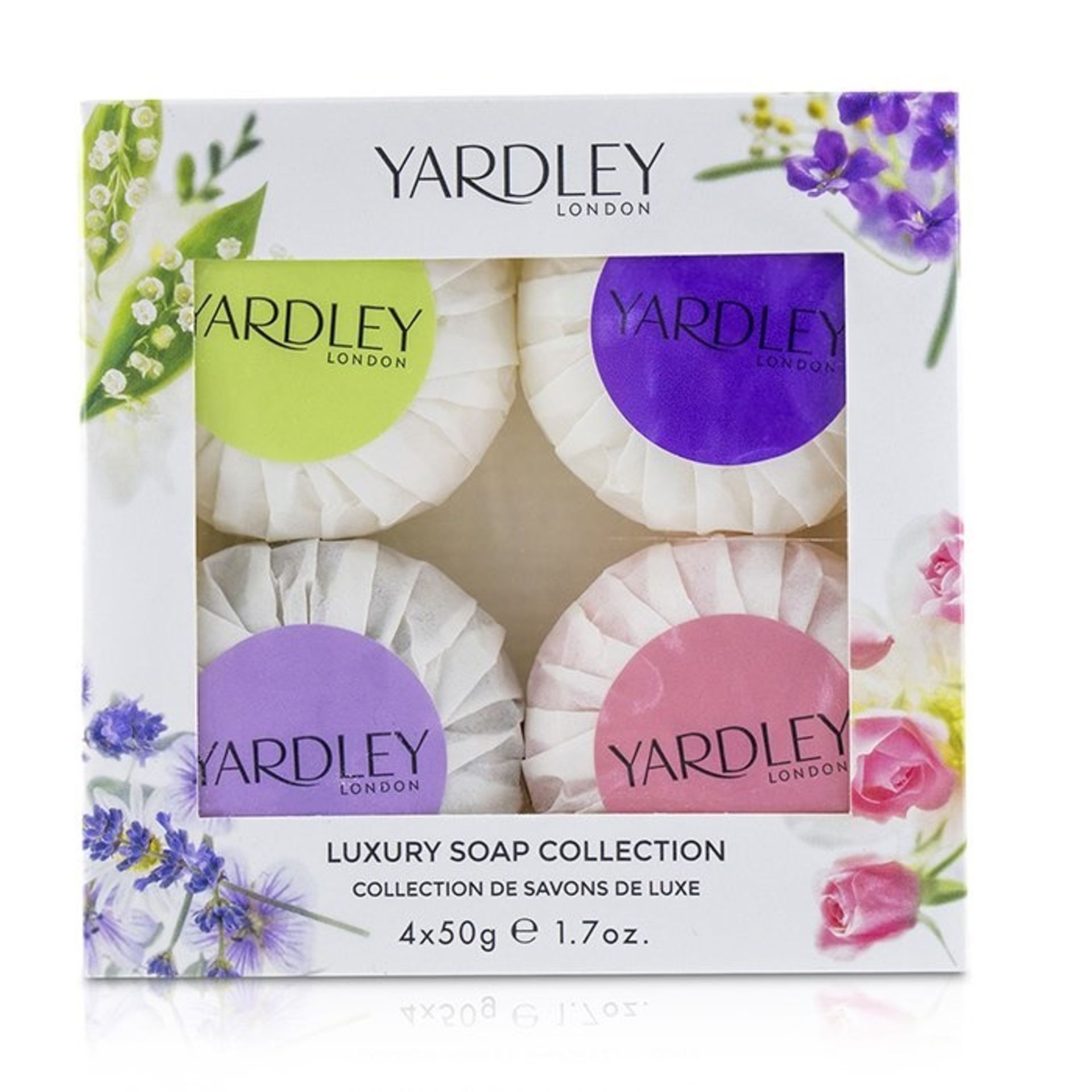 V Brand New Yardley Mixed Soaps 4X50G
