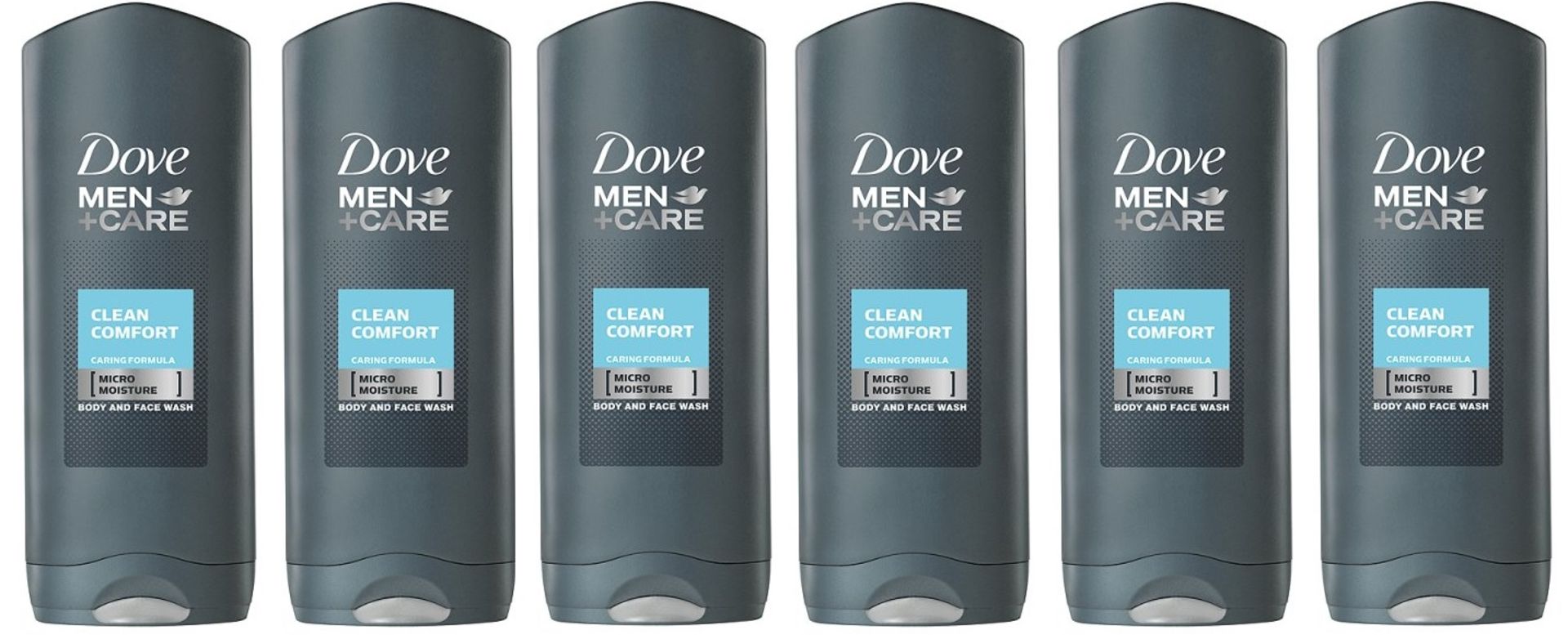 V Brand New Six Bottles 250ML Dove Men + Care Body And Fash Wash - Clean Comfort