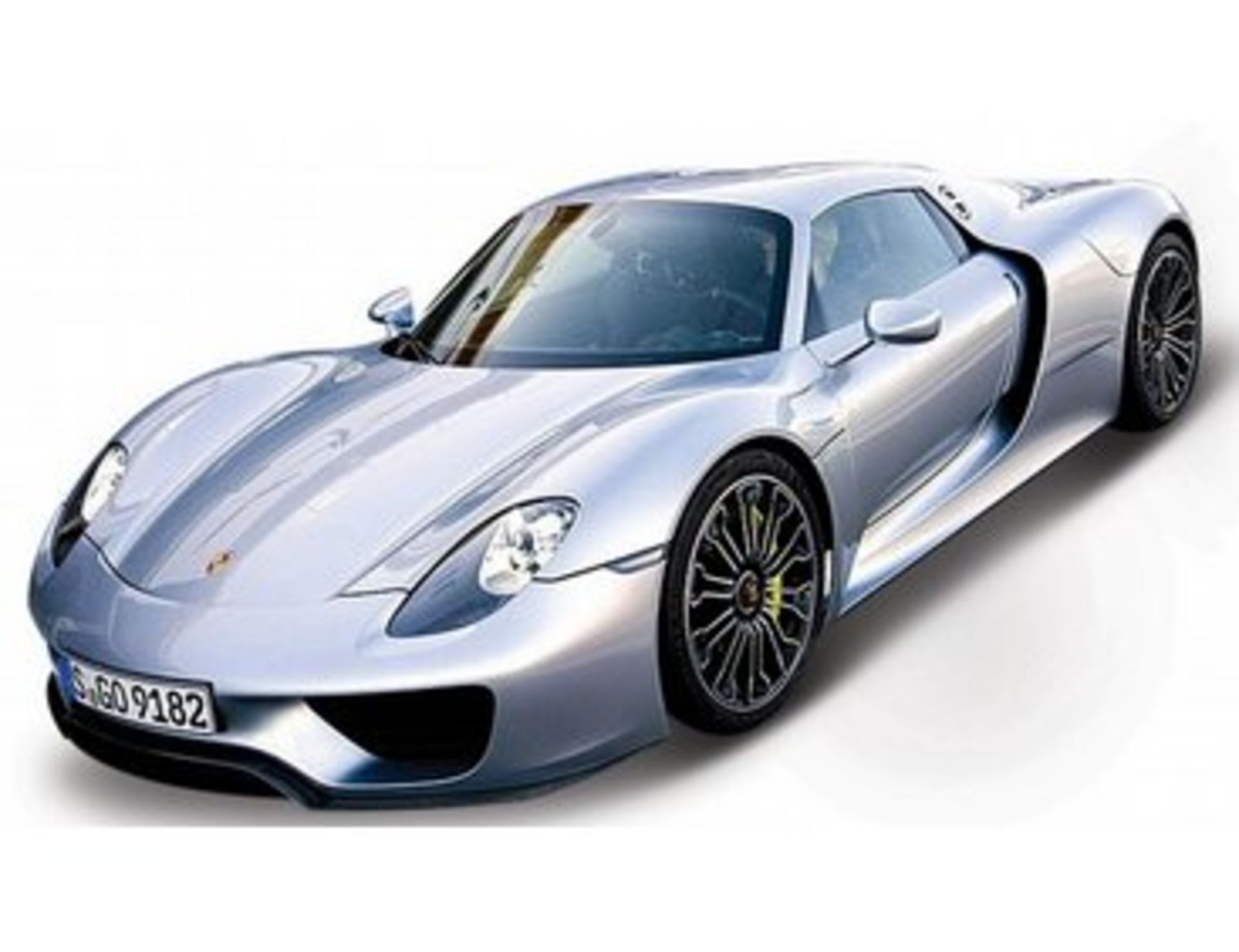 V Brand New 1:24 Radio Control Porsche 918 Spyder Fully Licensed With Opening Doors And LED Lights