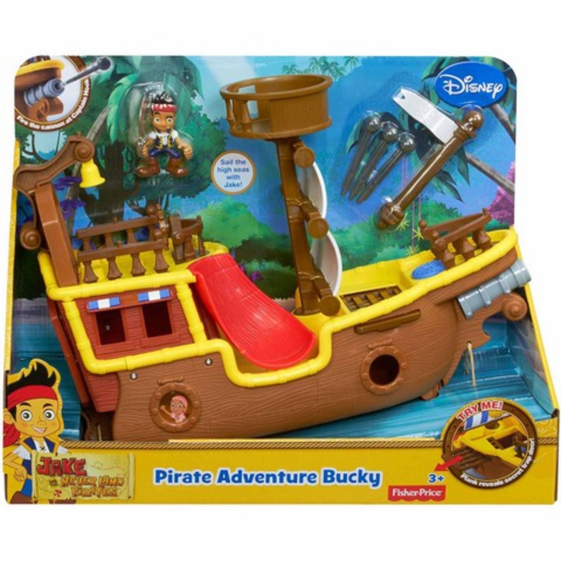 V Brand New Fisher Price Disney Jake & The Neverland Pirates - Pirate Adventure ISP - £42.99 Tesco - Image 2 of 2