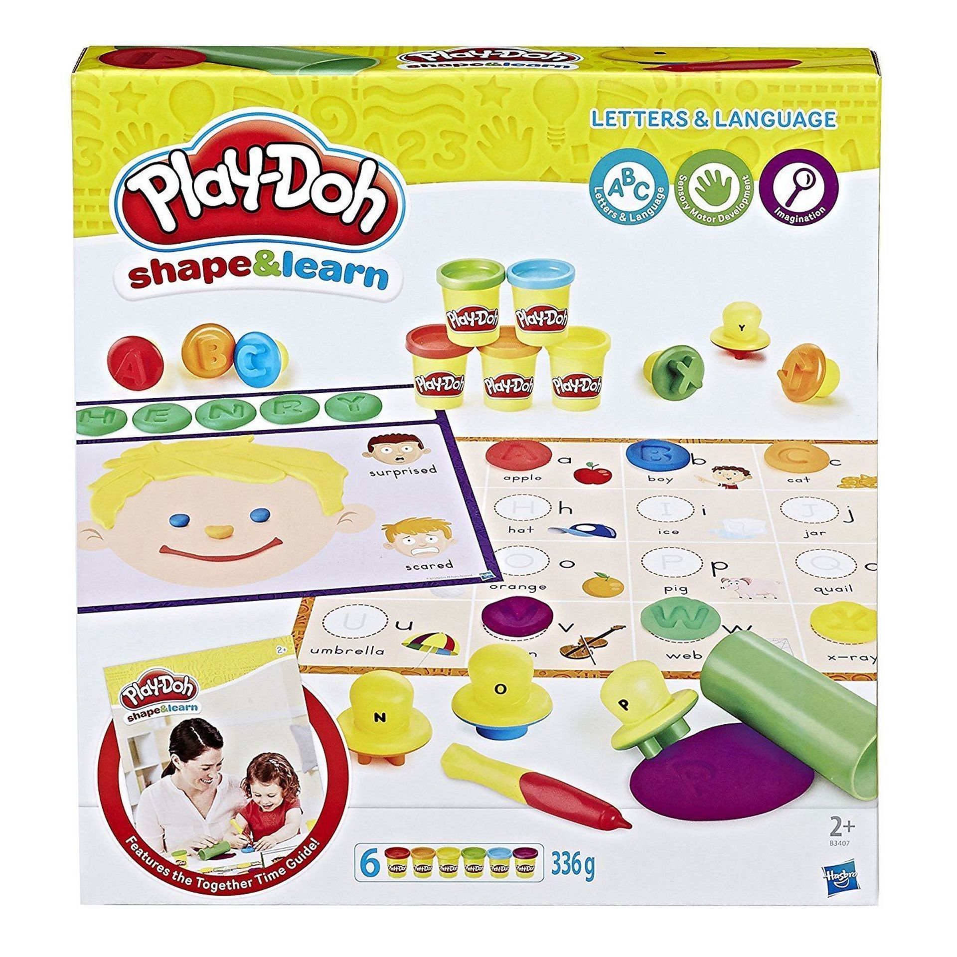 V Brand New Play-Doh Shape & Learn Letters and Language - JohnLewis.com Price £25.47 - Easy For