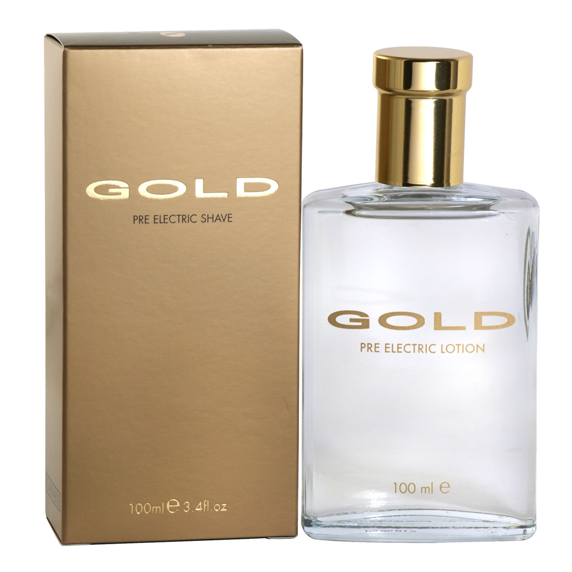 V Brand New Gold Pre Electric Shave 100ml