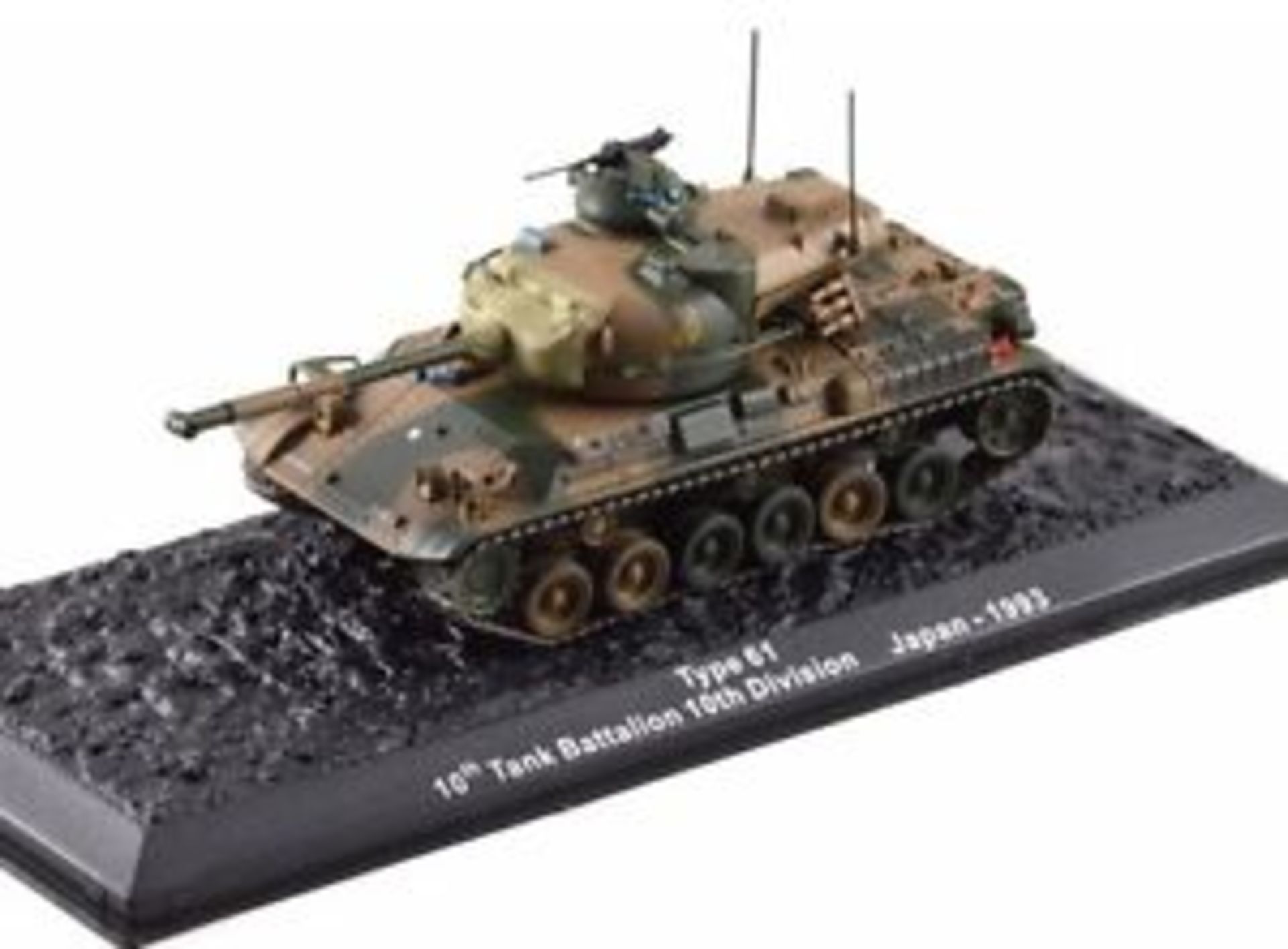 V Brand New Diecast 10th Tank Battalion 10th Division Type 61 Japan 1993 Model Tank