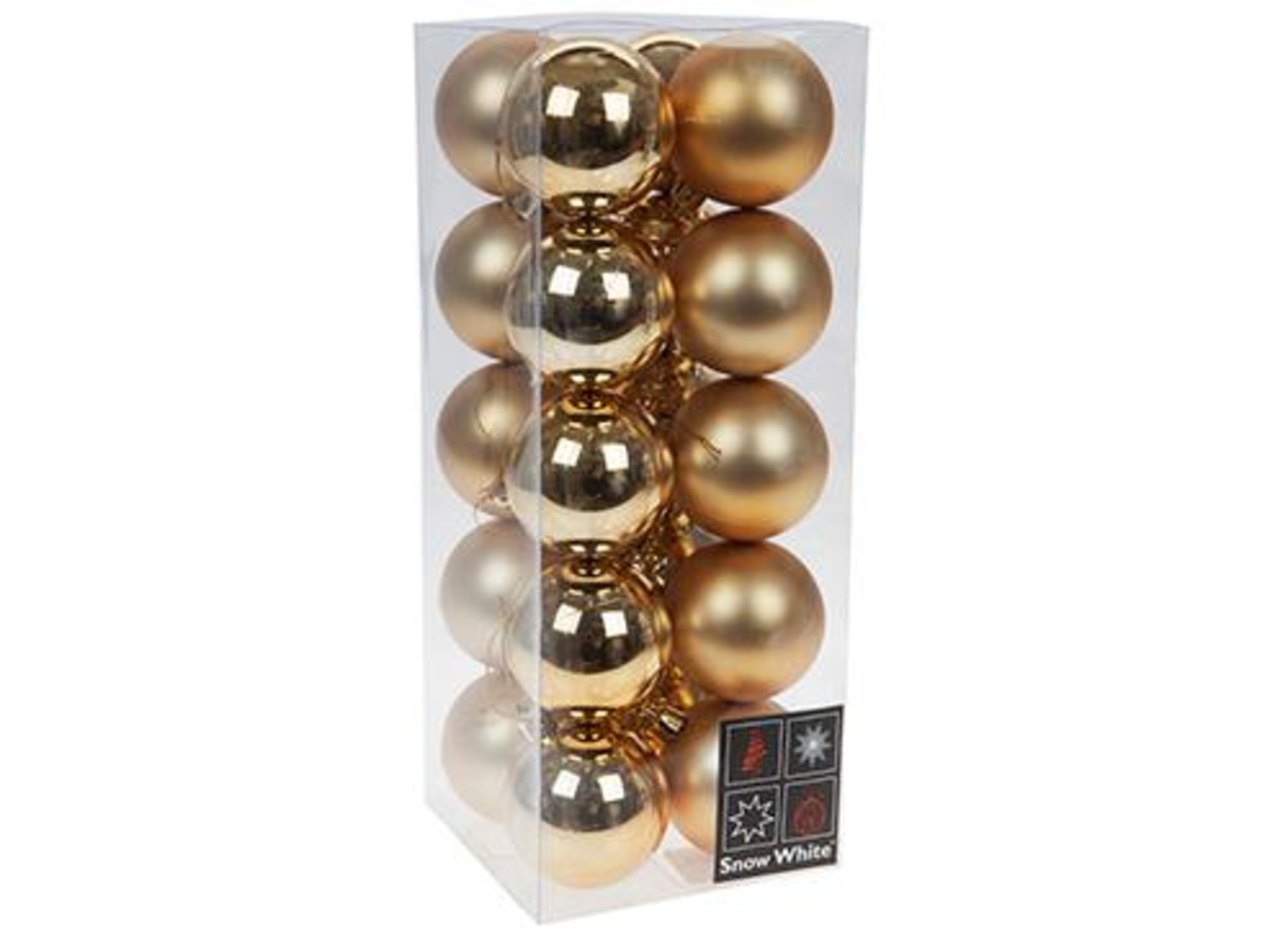 V Brand New Set Of 20 Luxury Christmas Baubles