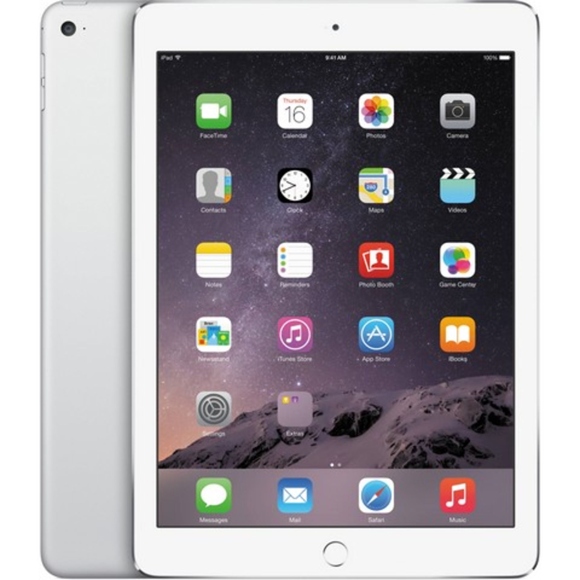 V Grade A Apple i-Pad Air Silver - 16Gb - WiFi - Original Apple Box