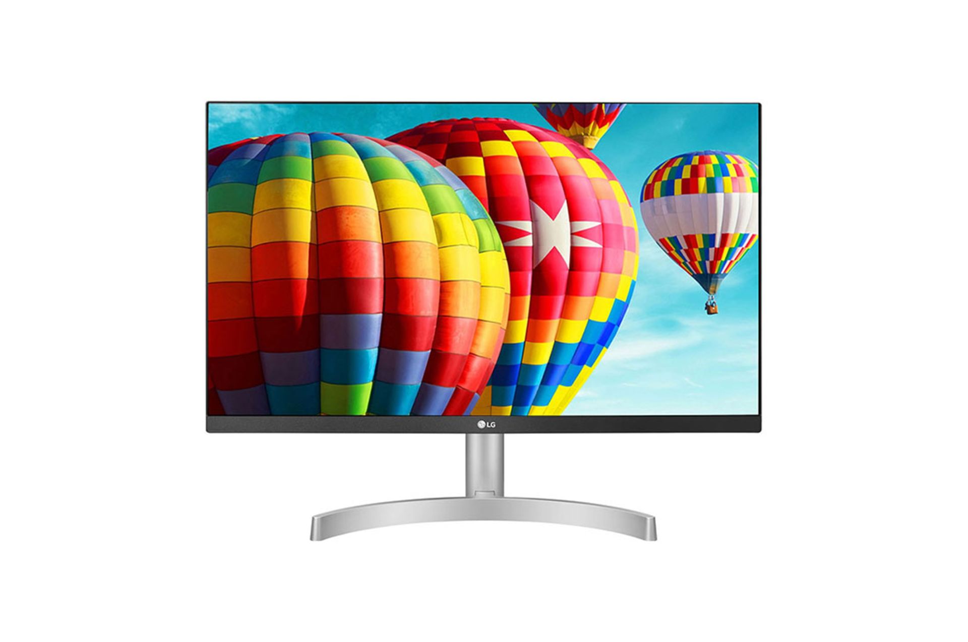 V Grade A LG 24 Inch FULL HD IPS LED MONITOR - HDMI X 2, D-SUB - WHITE24MK600M-W