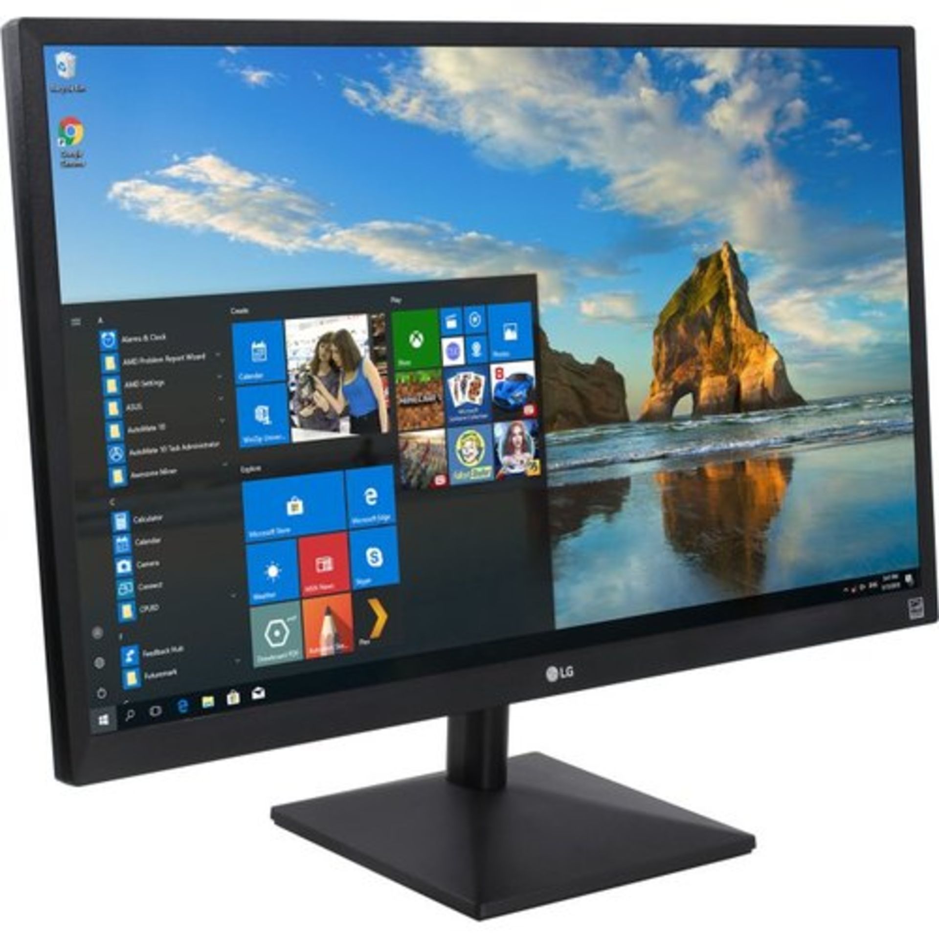 V Grade A LG 27 Inch FULL HD LED MONITOR - D-SUB, HDMI 27MK430H-B