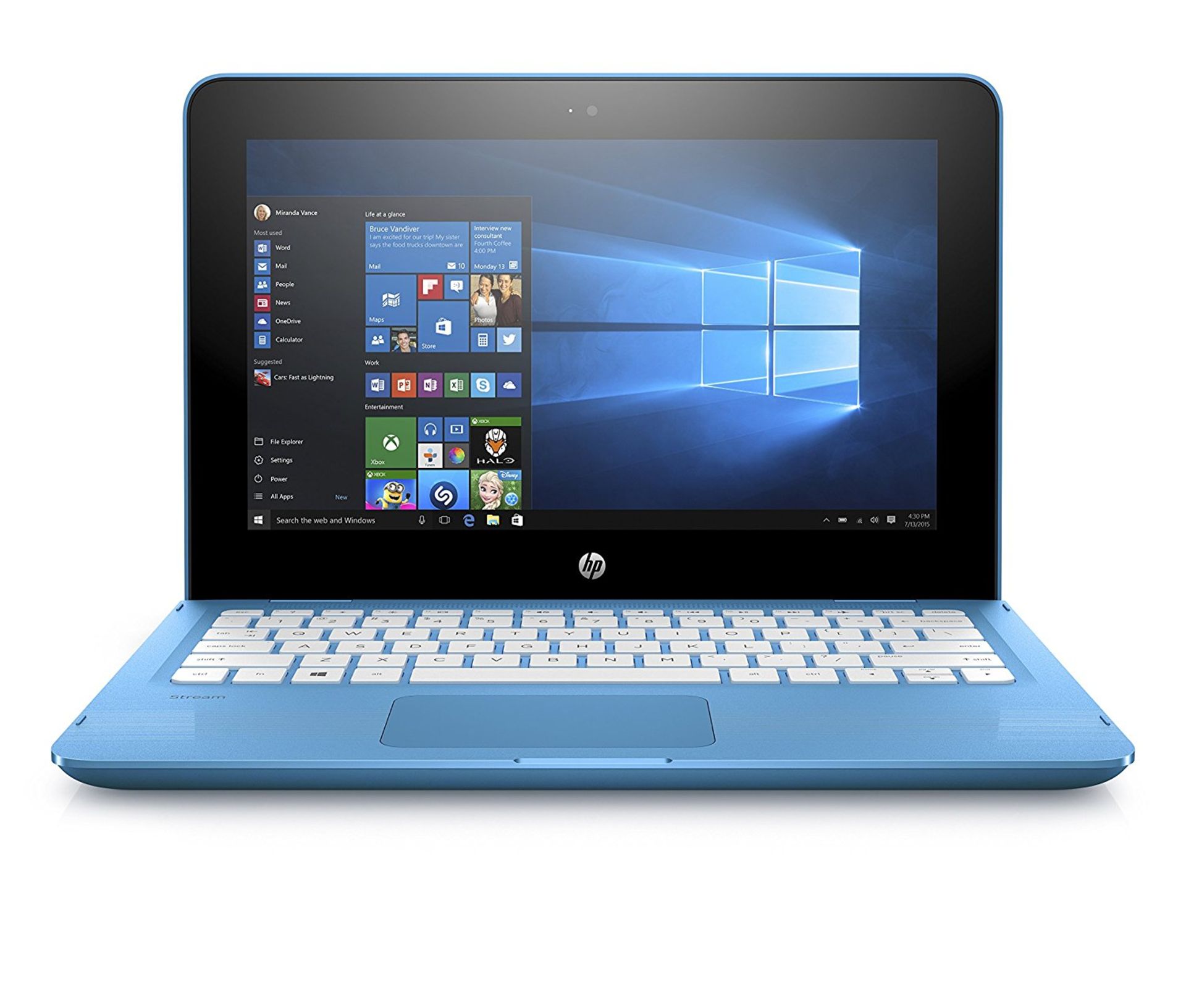 V Grade A HP Stream 11-AA000NA Convertible Laptop - Dual Core Up To 2.48Ghz - 2GB RAM - 32GB HD -