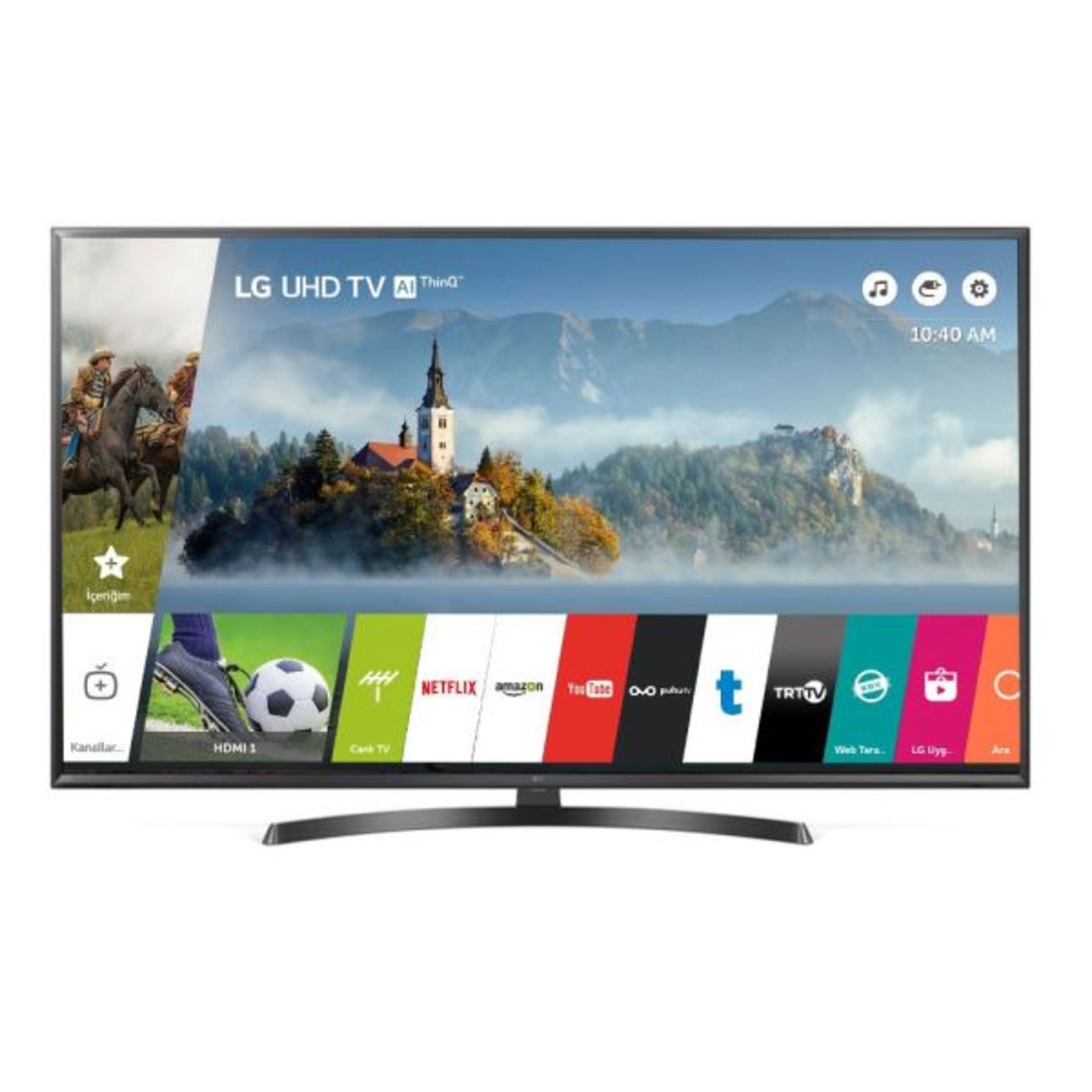 V Grade A LG 55 Inch ACTIVE HDR 4K ULTRA HD LED SMART TV WITH FREEVIEW HD & WEBOS & WIFI - AI TV