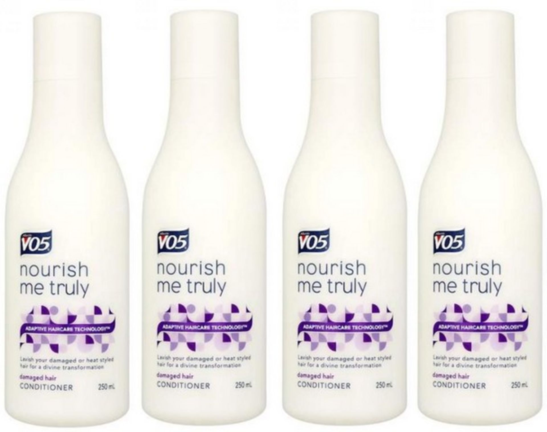 V Brand New Lot Of Four 250ml VO5 Nourish Me Truly Conditioner