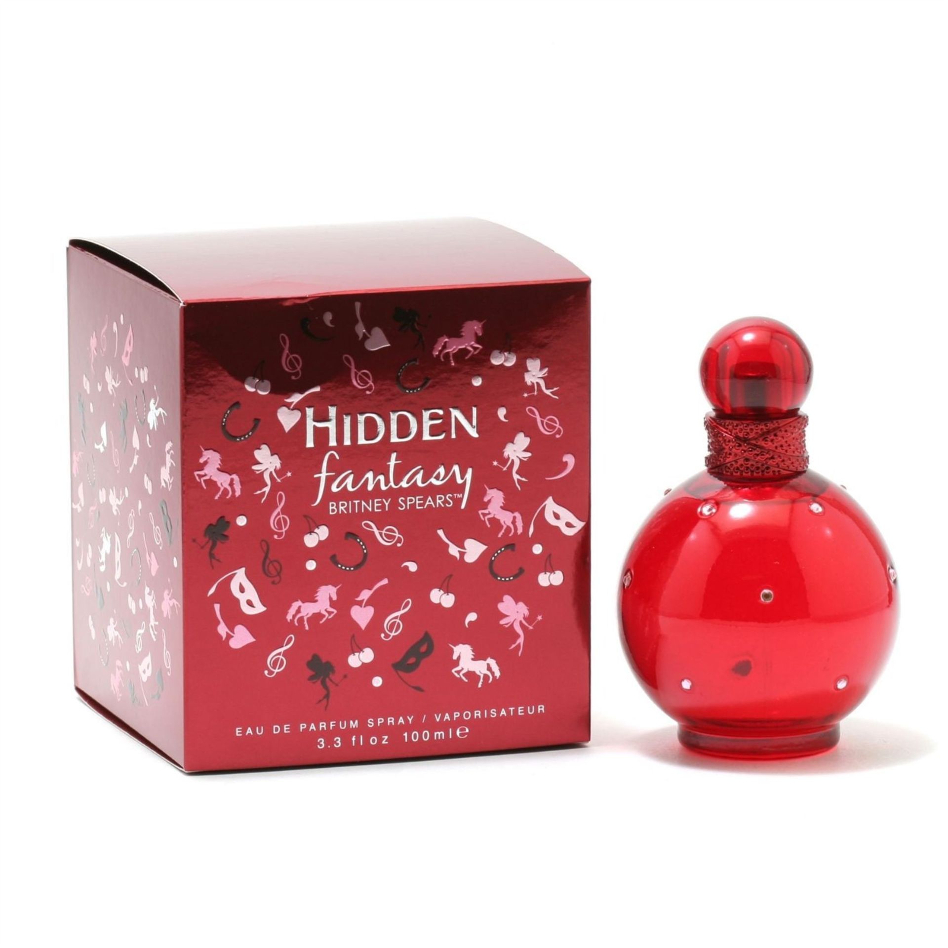 V Brand New Britney Spears Hidden Fantasy 100ml EDP Spray - Notino Price £15.32