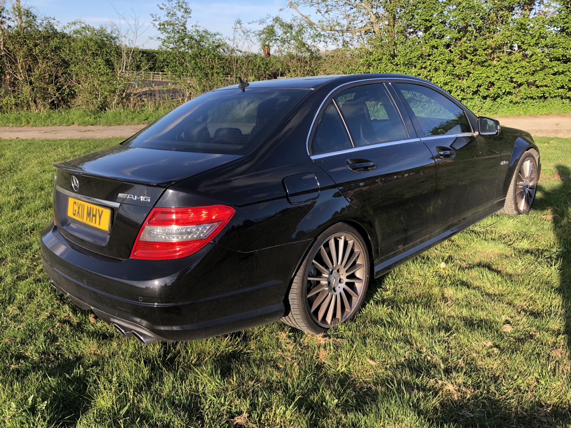 Mercedes-Benz C63 AMG 6.2 Litre Auto four-door saloon (2011) - Image 2 of 8