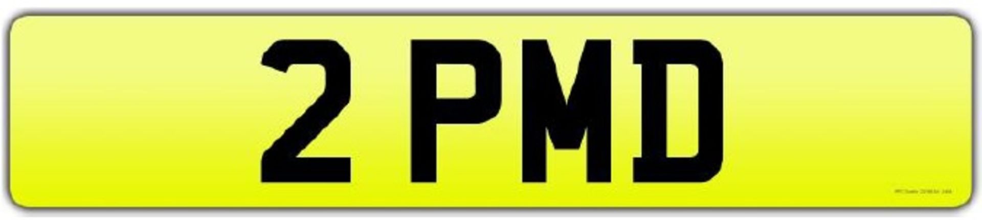 2 PMD - Cherished number plate held on 10 year retention certificate