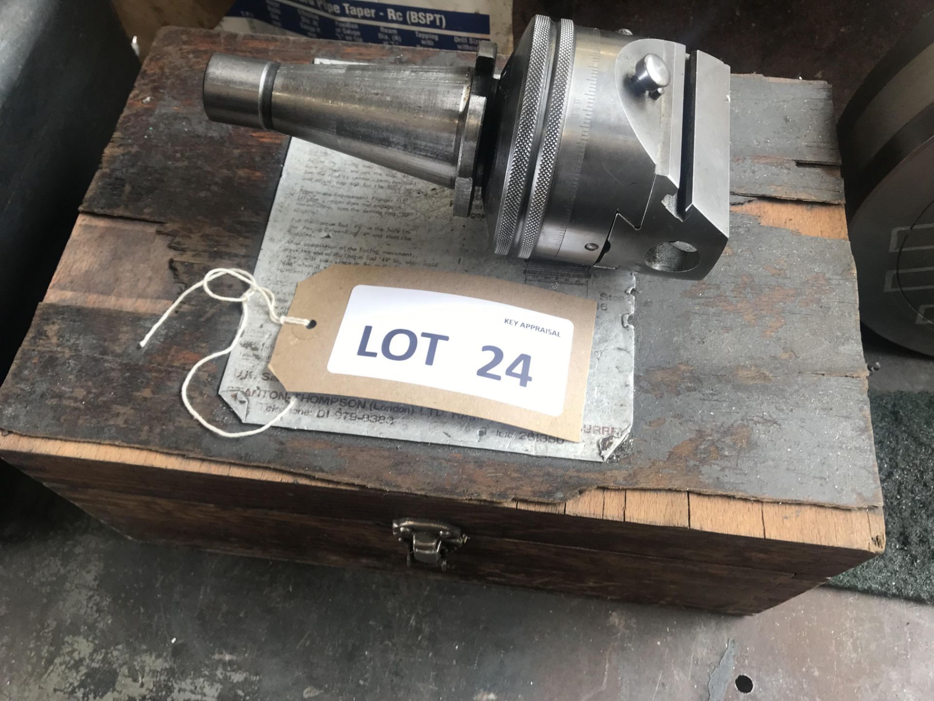 Lenz LPA2-S automatic boring & facing head with box (supplied by Stanton Thompson)