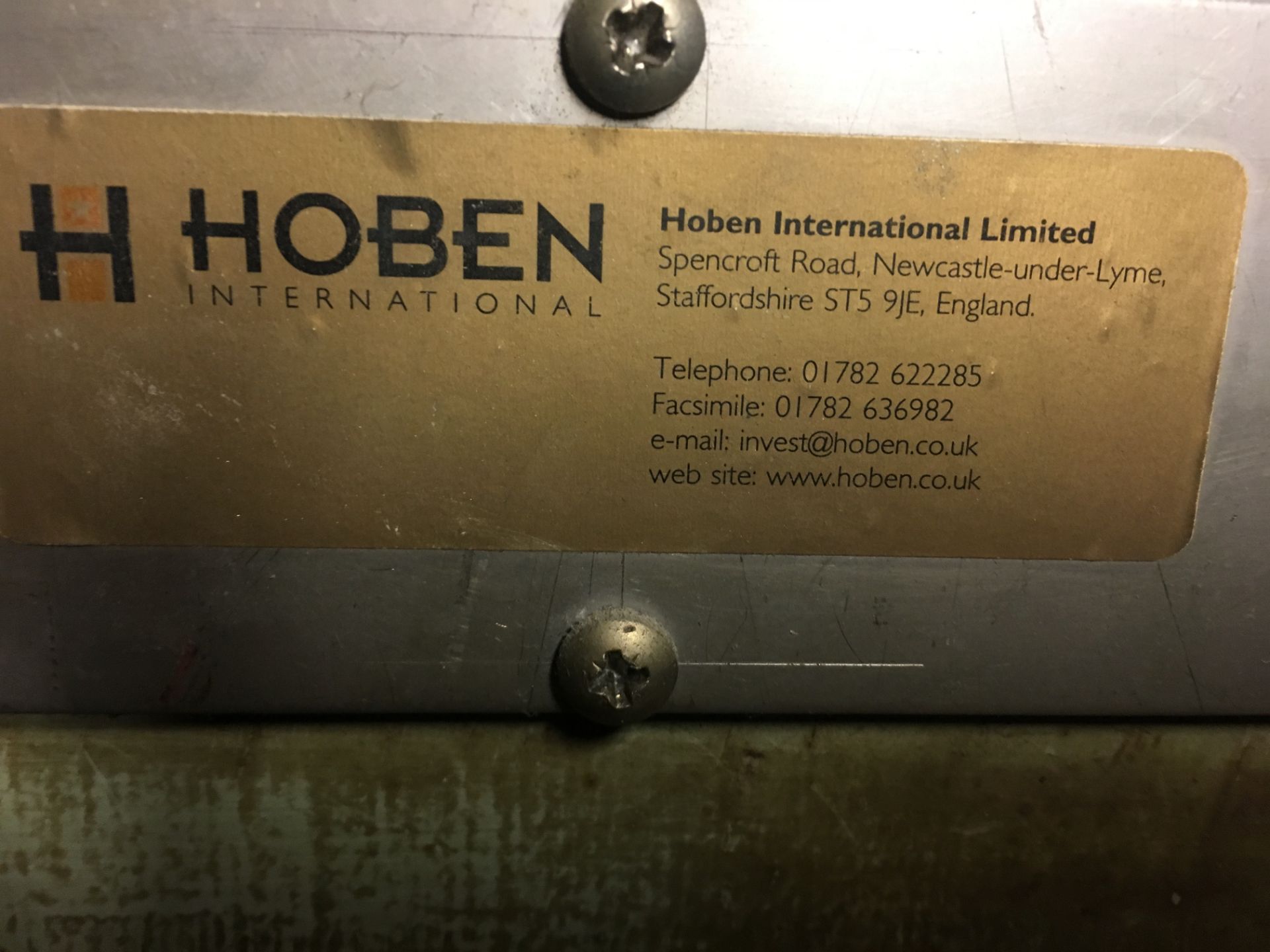 Hoben International electric vulcaniser, serial no: not available - Bild 2 aus 2