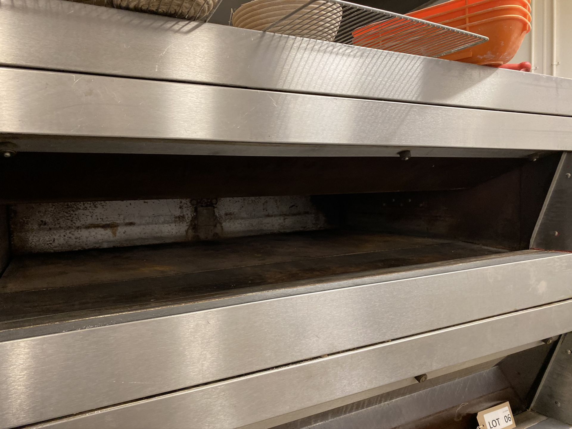 Eurofours PF stainless steel commercial twin deck oven, Serial No: PF18AGO26 - Image 2 of 6