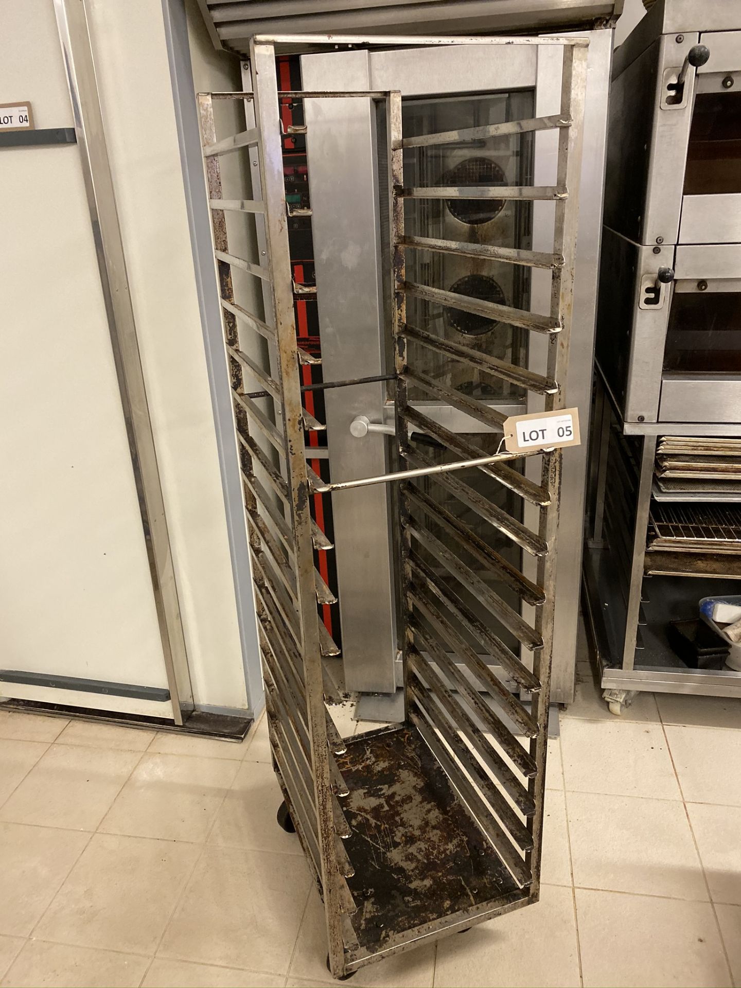 Eurofours stainless steel commercial fixed rack oven, Serial No: (not legible - 2007) - Image 4 of 5