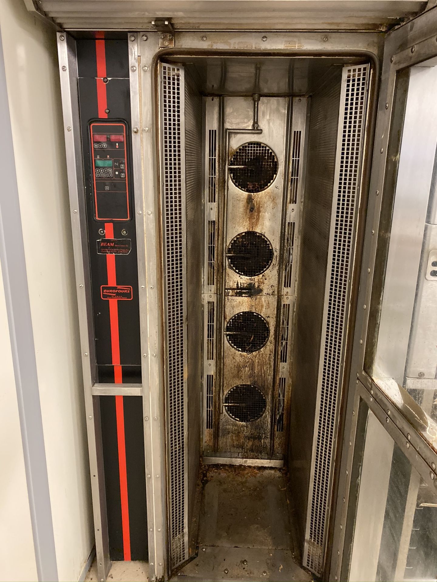 Eurofours stainless steel commercial fixed rack oven, Serial No: (not legible - 2007) - Image 2 of 5