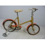 Childrens Red and Green halfords vintage bike