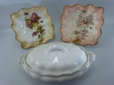 Wiltshaw and Robinson Carlton Ware - C.1890's - Both in the Chrysanthemum pattern along with an
