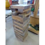 Giant Jenga game