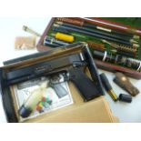 G-10 Air Pistol .77 along with a Gun cleaning kit in fitted case