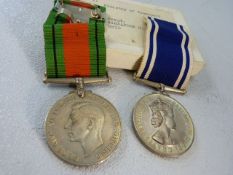 Medals: Sergt. Alexander M. Reid for Exemplary Police Service & the 1939 - 1945 Defence Medal in