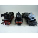 Three European similar '00' / 'HO' Locomotives and tenders various makes