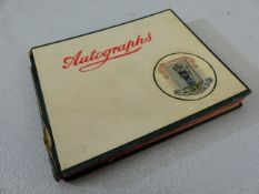 Antique autograph book