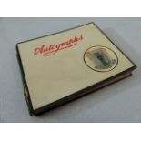 Antique autograph book