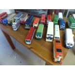 Quantity of collectable 'O' gauge buses from various years