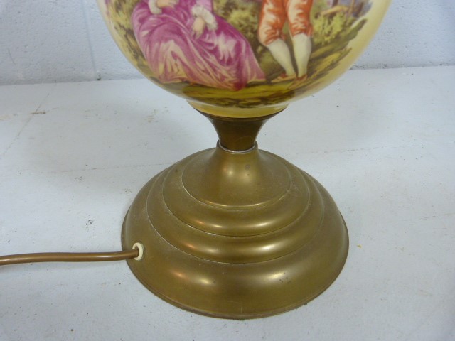 Converted oil lamp - Image 3 of 4