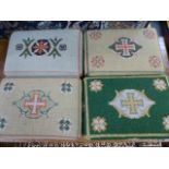 Four church Kneeling cushions