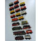 Collection of '00' / 'H0' model railway mostly tinplate mostly HORNBY tankers (15 in total) and five