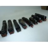 Collection of '00' / 'H0' model railway locomotives (eight in total) Fleischmann, Kleinbahn, Lima