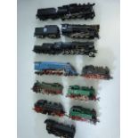 Collection of '00' / 'H0' model railway locomotives, Hornby, Roco, Rivarossi, Bacmann, Marklin etc