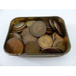 Selection of various pennies