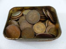 Selection of various pennies