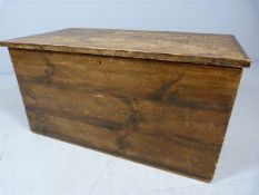 Large pine stained trunk