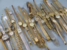 Large collection of ladies dress watches