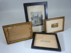 Collection of Engravings and Etchings - to include some miniatures. To include names such as W.