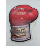 Frankie Sullivan picture record in the form of a boxing glove