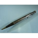 Hallmarked silver propelling pencil