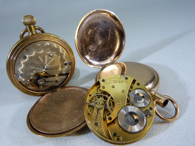 Three Pocket watches (all A/F): Full Hunter Railway Timekeeper "Specially Examined"; Full Hunter - Image 5 of 5